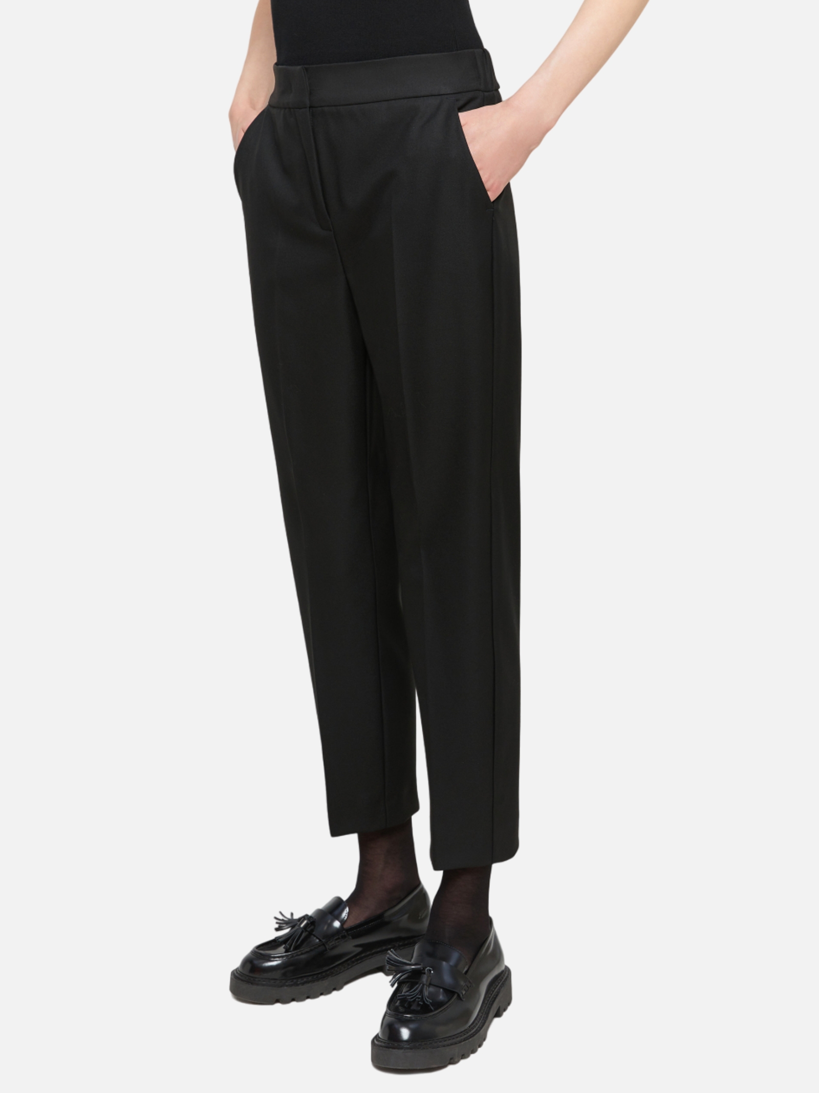 パンツ I BLUES FW24 MAGNETE PANTALONI (2427136031200 011) AMBIDEX Store △○コットンツイル ボリュームパンツ(F ベージュ
